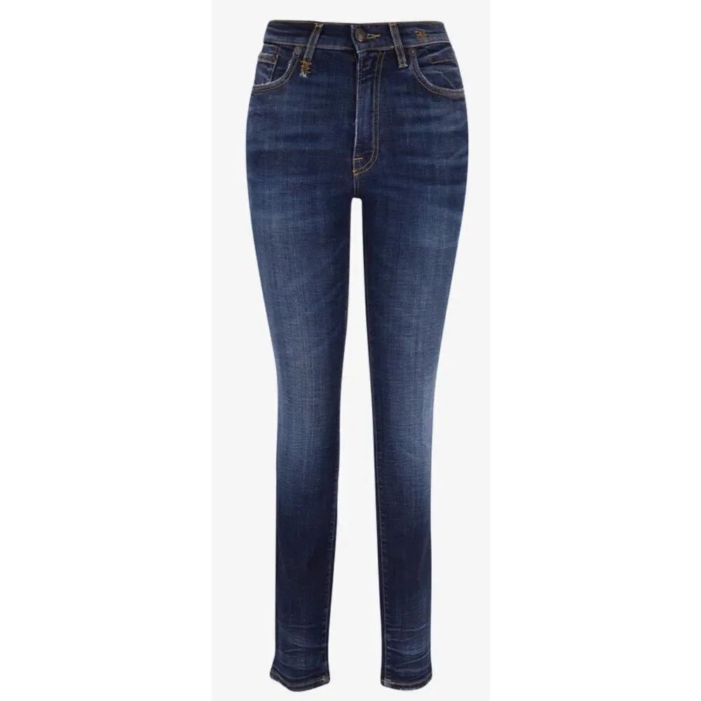 R13 Made in Italy Howell Indigo High-Rise Skinny Jean NWT Size 24